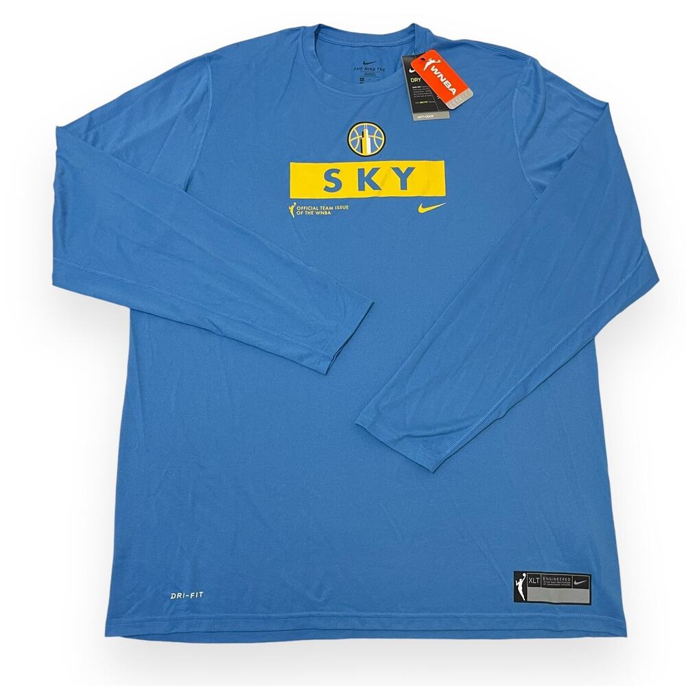 Nike Dri-Fit Long Sleeve Team Issue Chicago Sky Shooting Shirt Men's Size XL-T